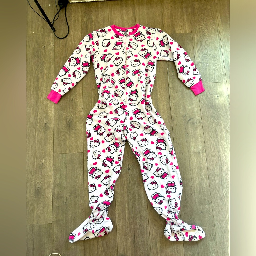 Adult Hello Kitty Onsie
